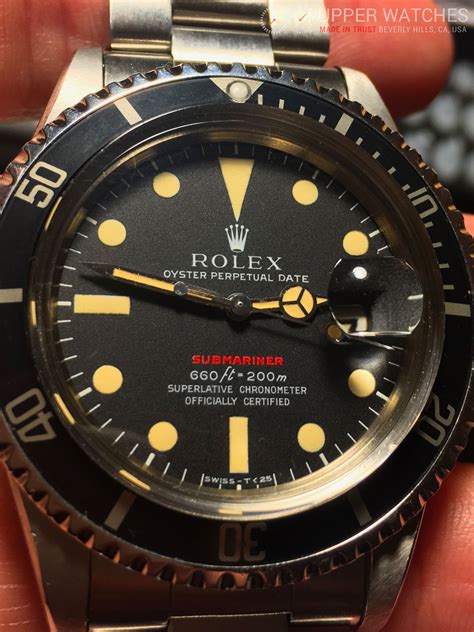 rolex red submariner vintage watches